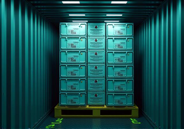 Battery manufacturing component logistics